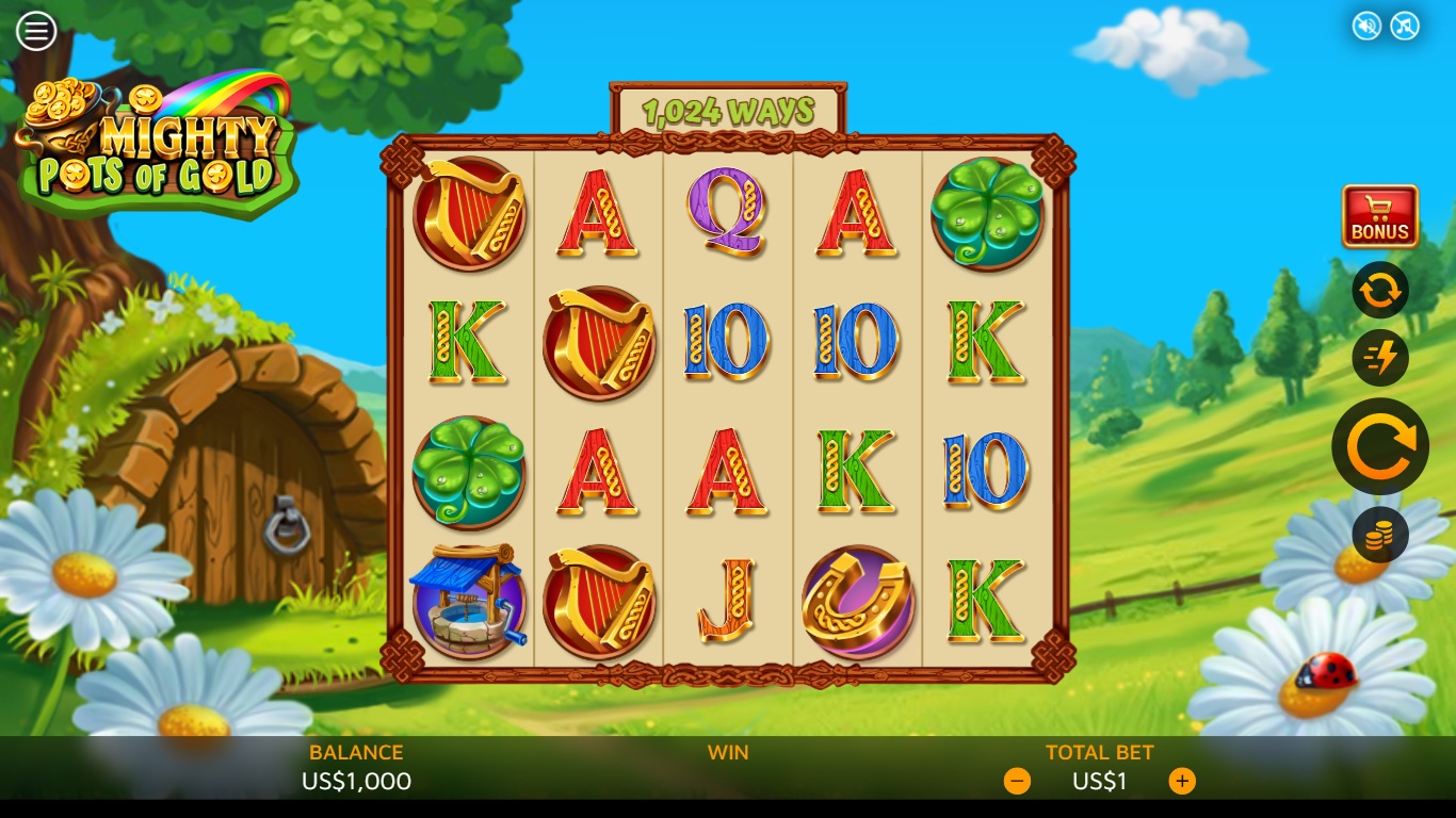 Mighty Pots of Gold gameplay
