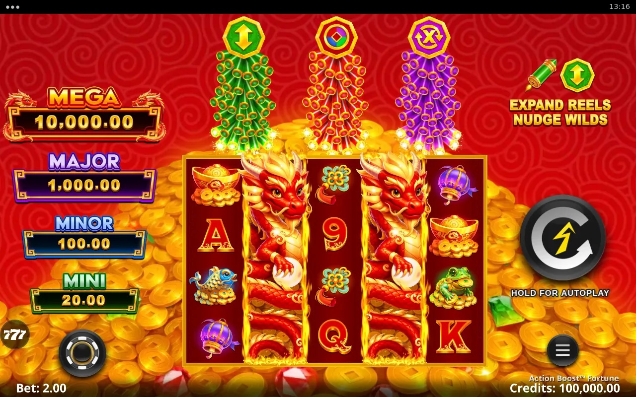 Action Boost Fortune gameplay