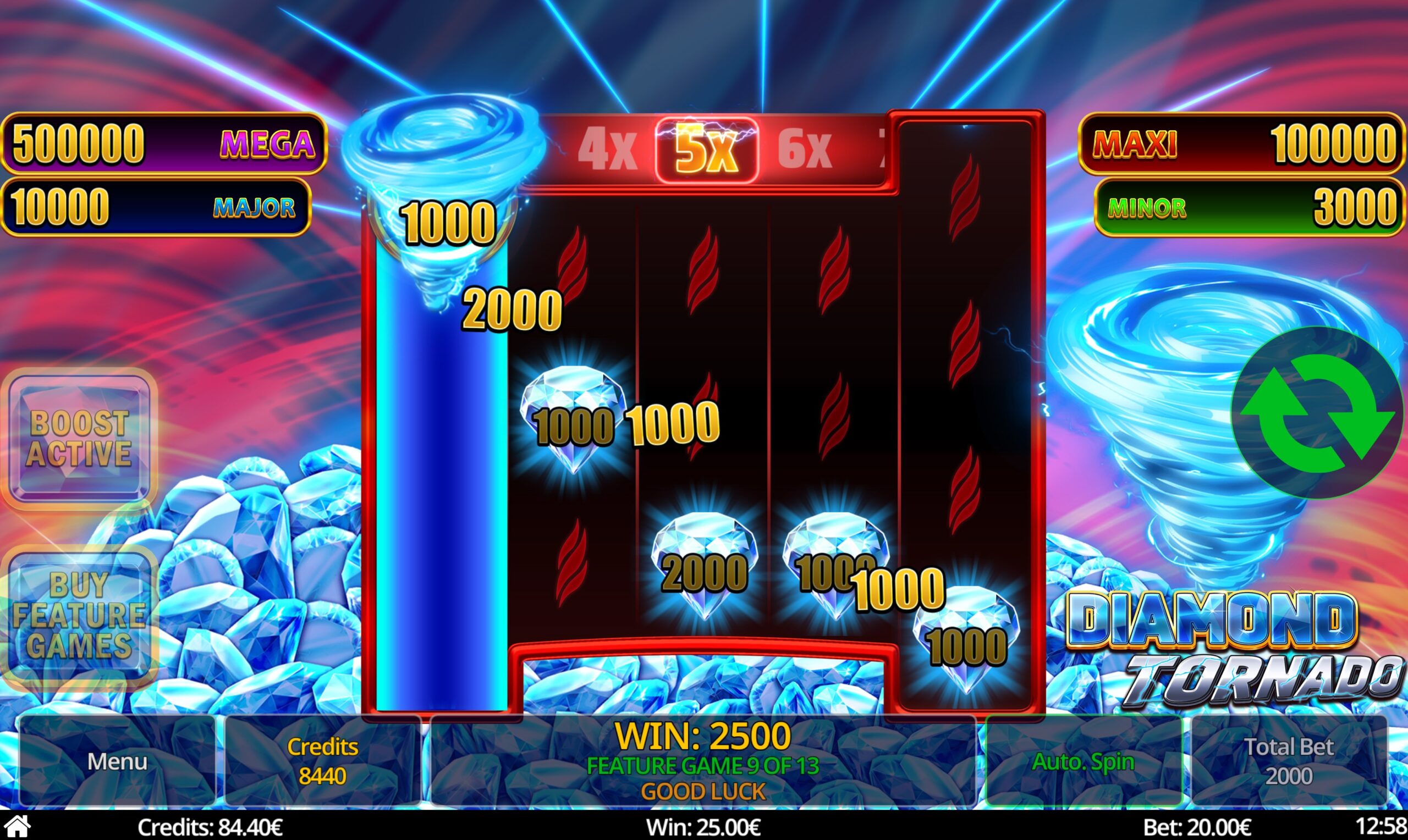 Diamond Tornado gameplay
