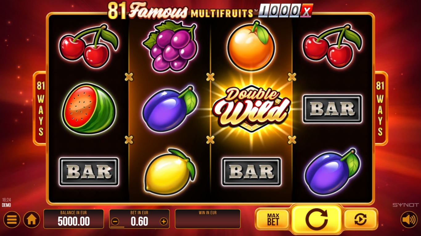 81 Famous Multifruits 1000 gameplay