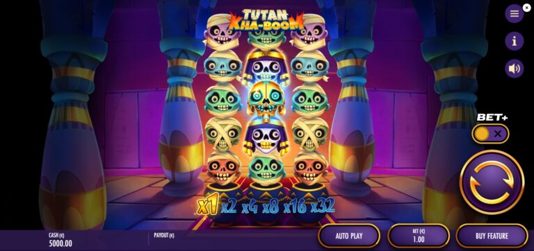 Tutan Kha-Boom slot gameplay
