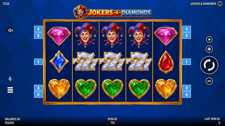 Jokers & Diamonds gameplay