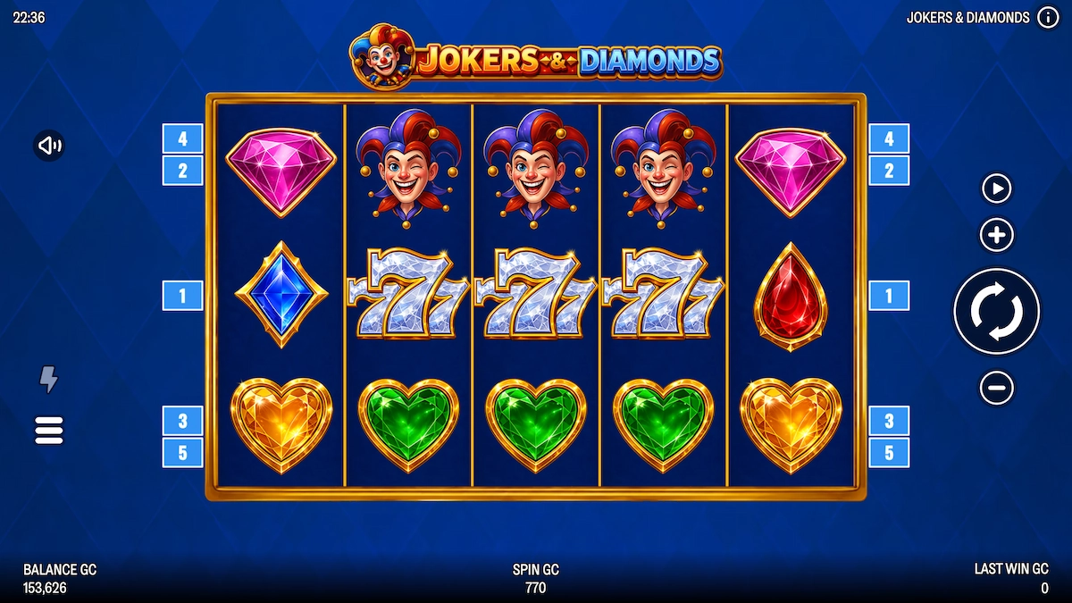 Jokers & Diamonds gameplay
