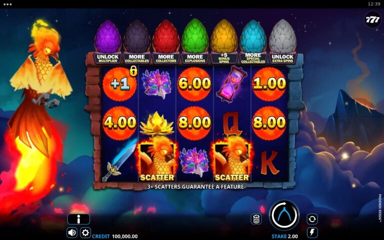 Phoenix Reign slot screenshot