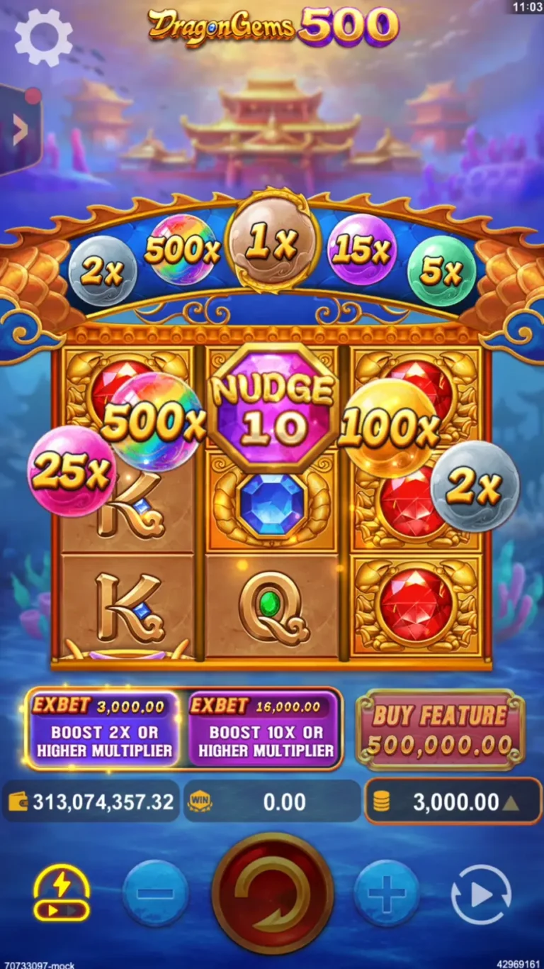 Dragon Gems 500 gameplay