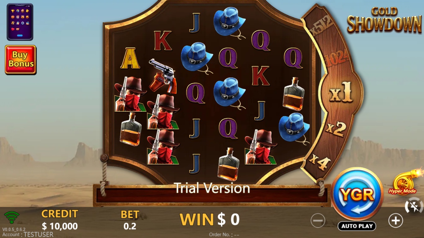 Gold Showdown gameplay