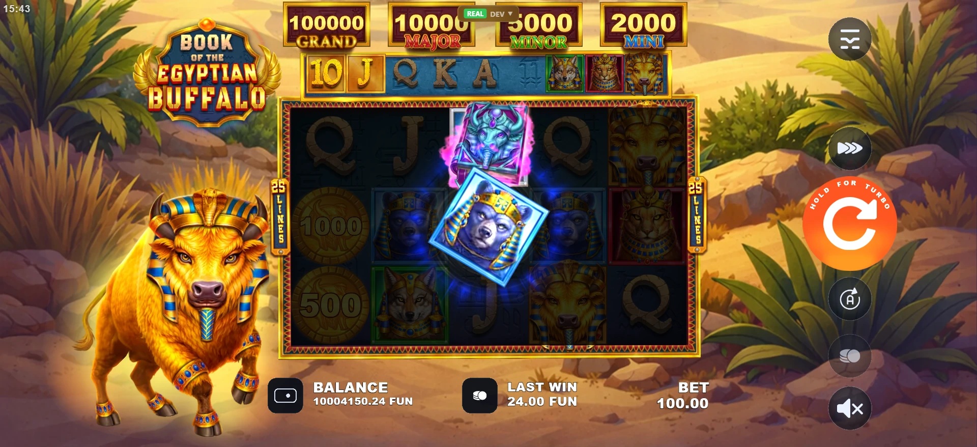 Book of the Egyptian Buffalo gameplay