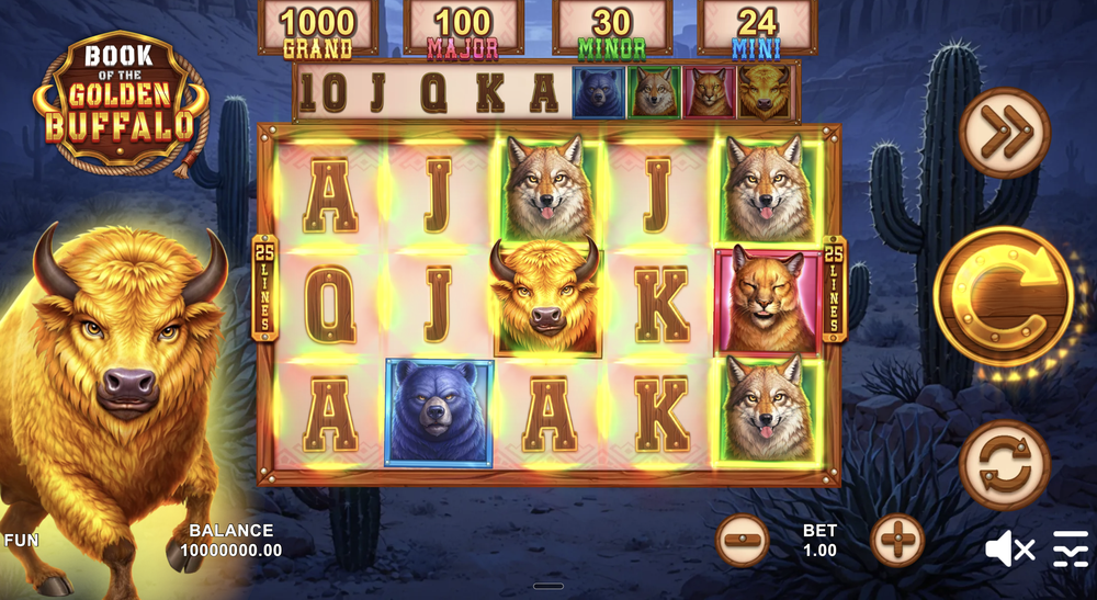 Book of the Golden Buffalo gameplay
