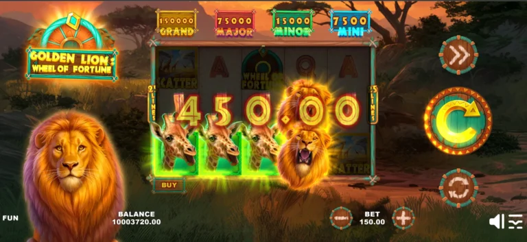 Golden Lion: Wheel of Fortune gameplay