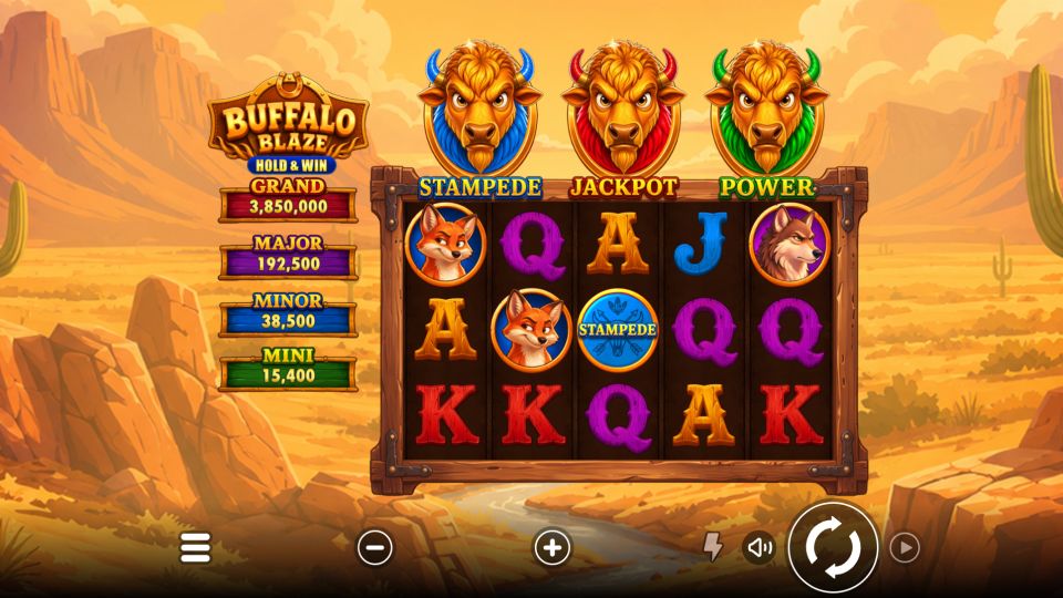 Buffalo Blaze: Hold & Win gameplay