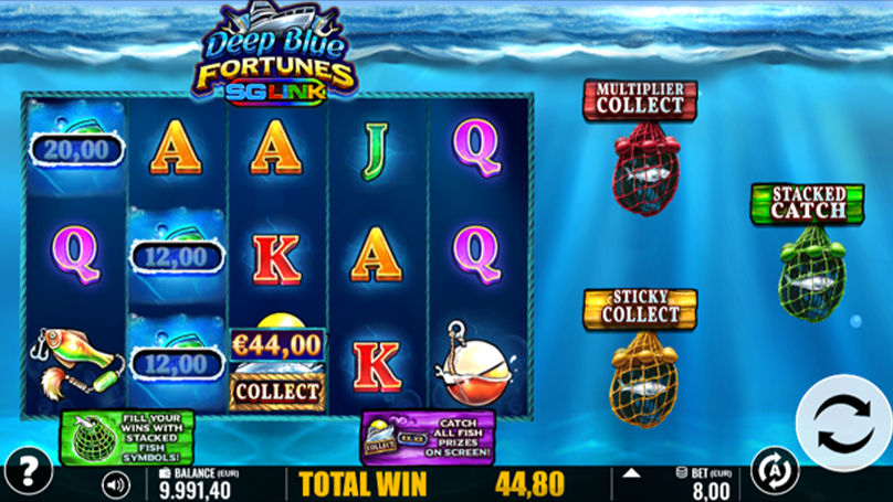 Deep Blue Fortunes gameplay
