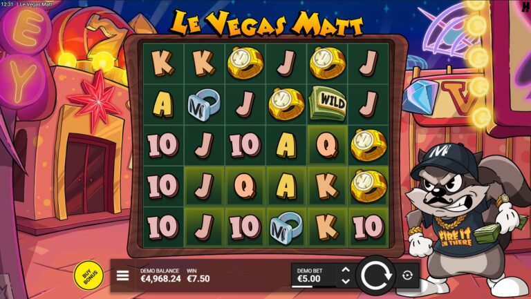 Le Vegas Matt slot gameplay