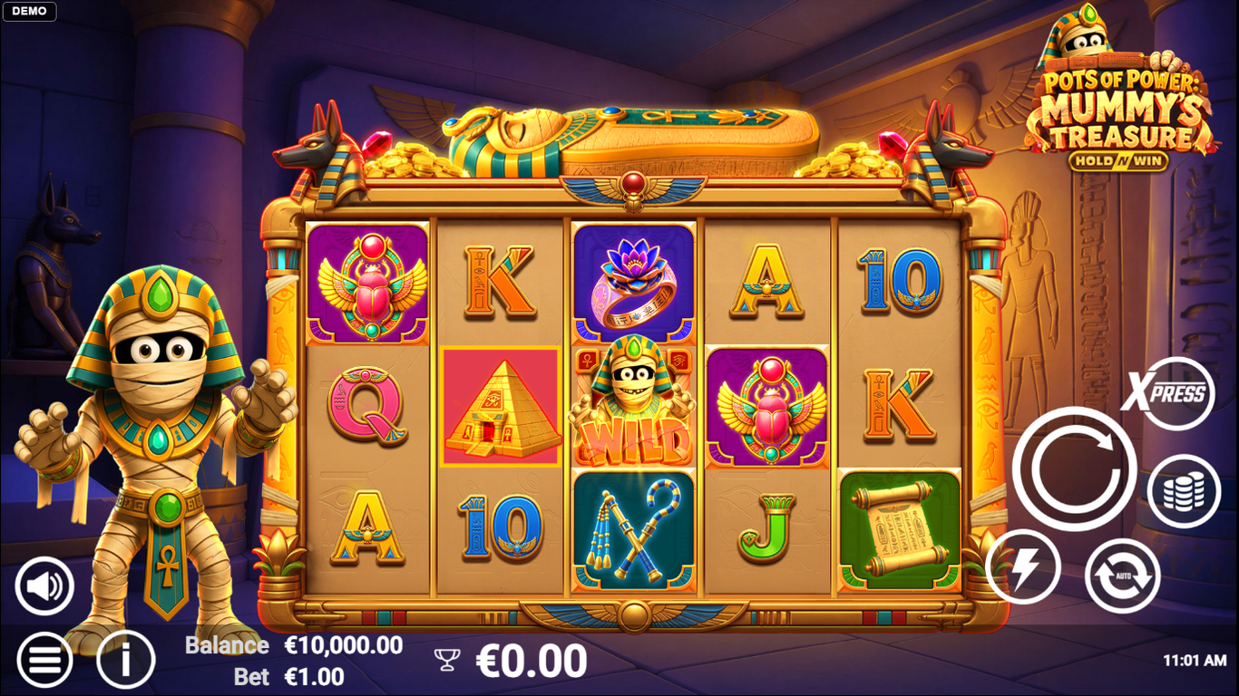 Pots of Power: Mummy's Treasure gameplay
