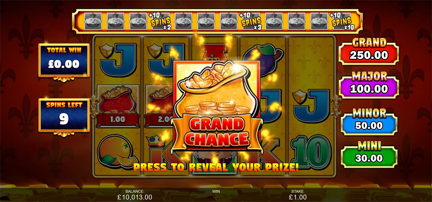 Reel King Grand Chance gameplay