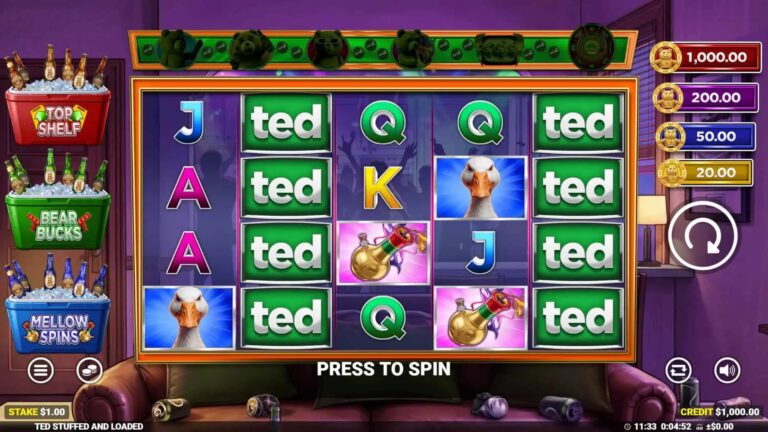 Ted Stuffed & Loaded gameplay
