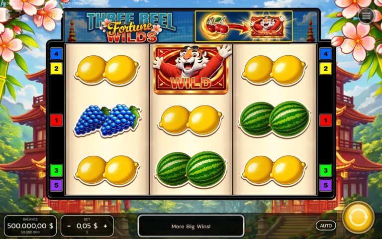 Three Reel Fortune Wilds gameplay