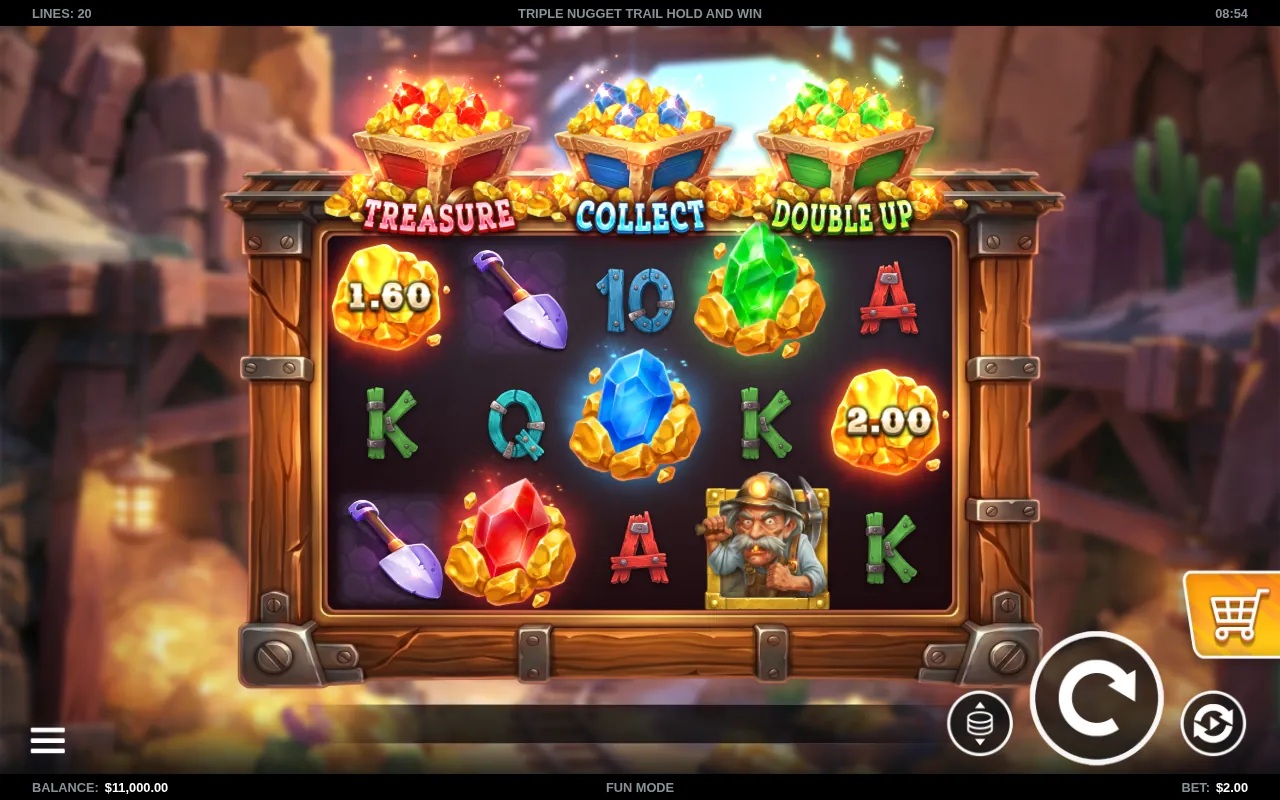 Triple Nugget Trail gameplay