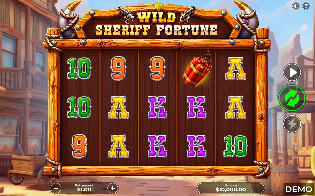 Wild Sheriff Fortune gameplay
