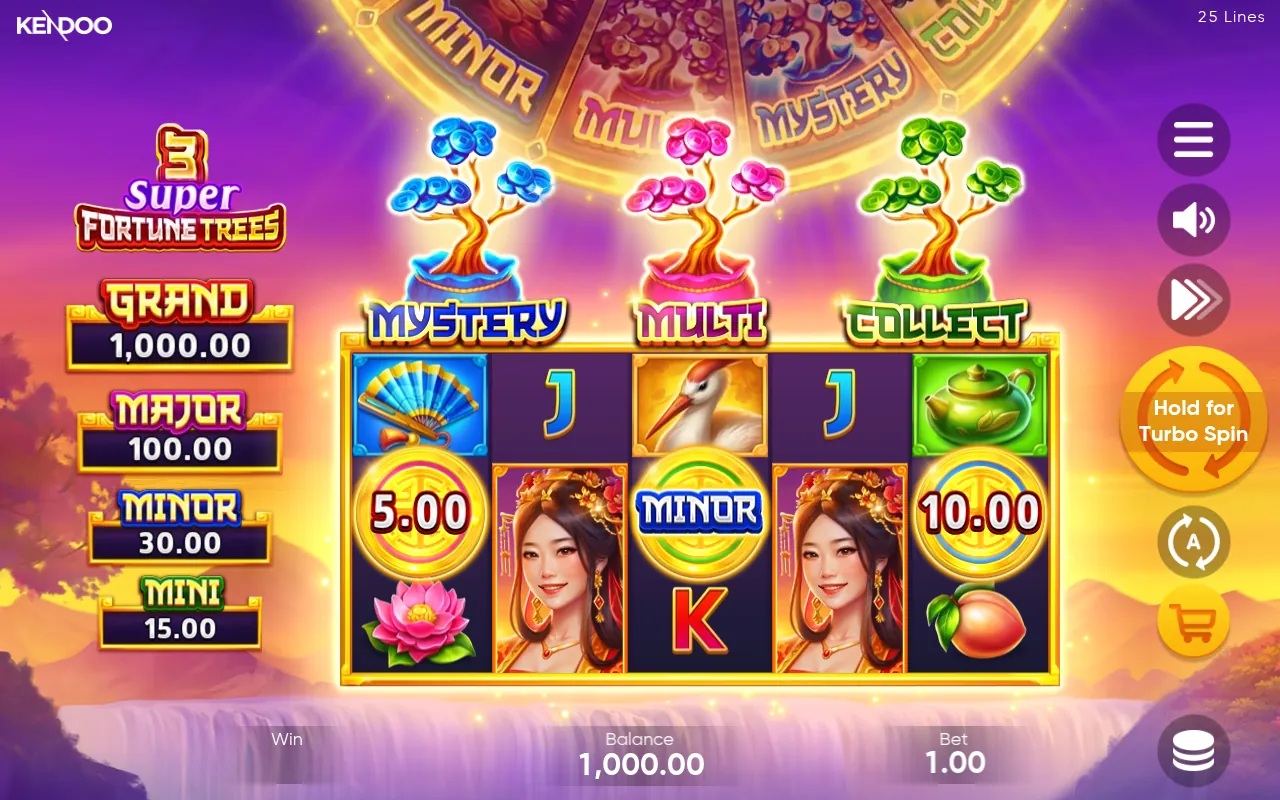 3 Super Fortune Trees gameplay