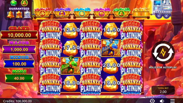 Bigger Bonanza Platinum Rush Express gameplay