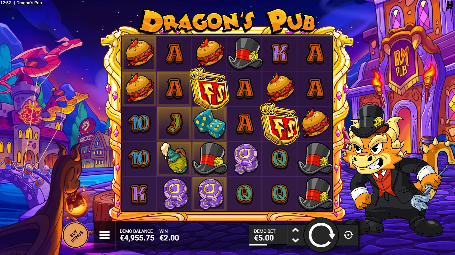 Dragon's Pub slot gameplay