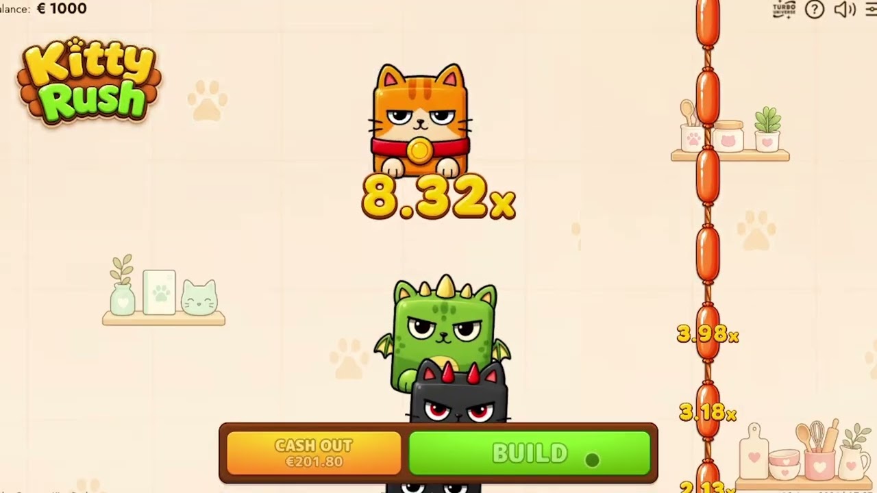 Kitty Rush gameplay
