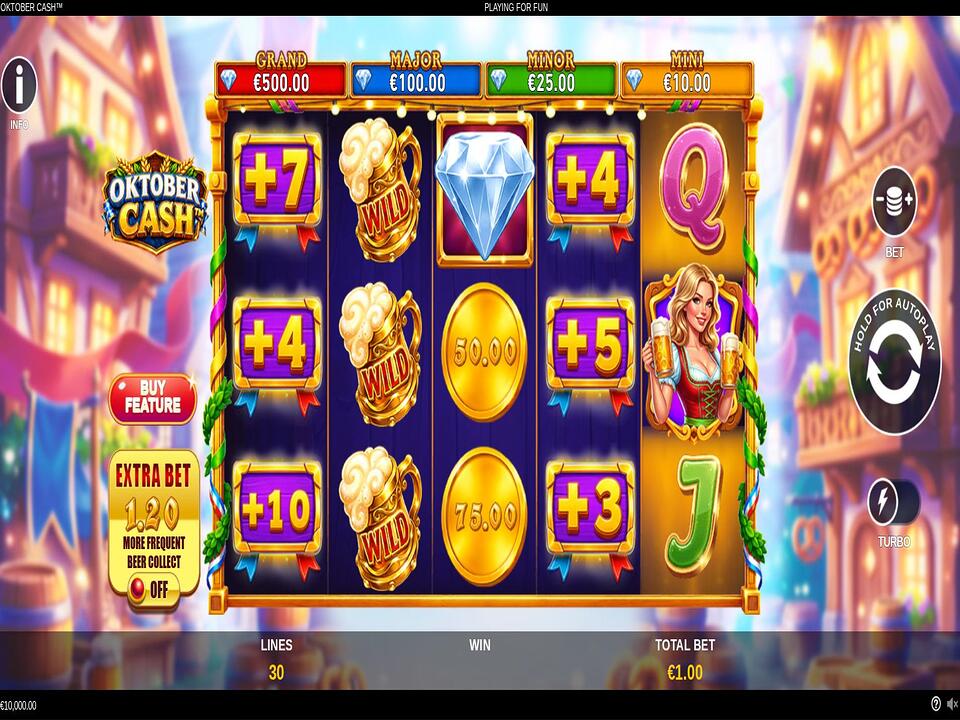 Oktober Cash gameplay