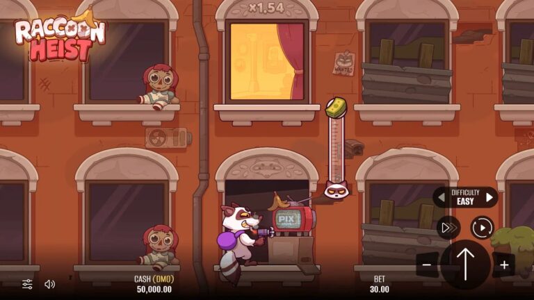 Raccoon Heist Review slot screenshot