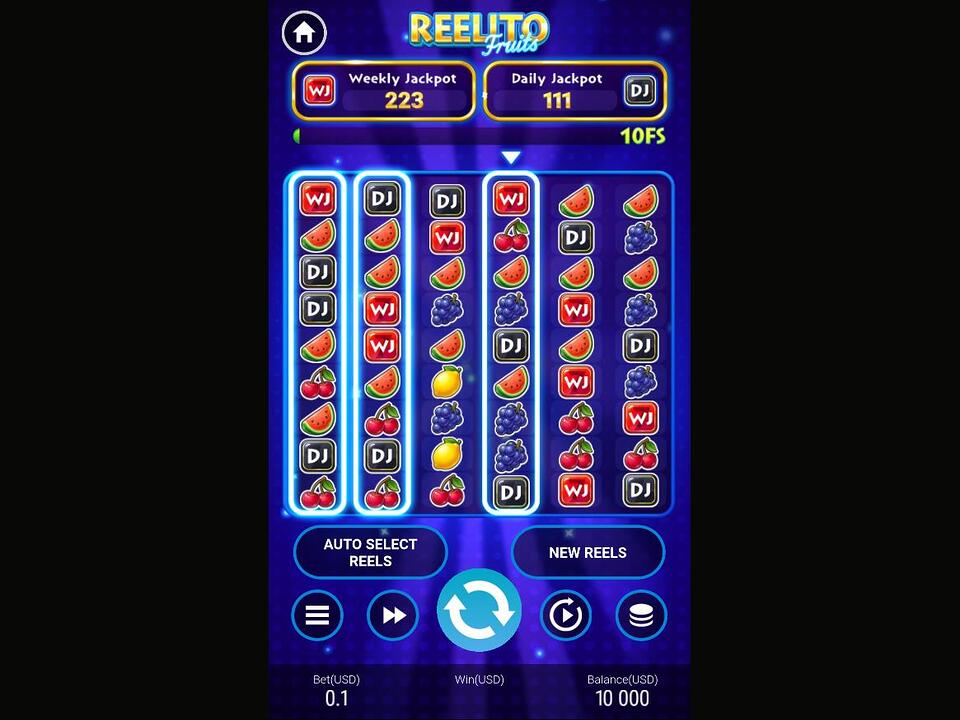 Reelito Fruits gameplay