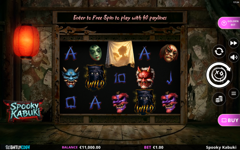 Spooky Kabuki gameplay