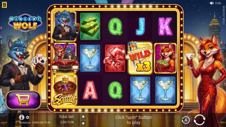 Wincent Wolf slot gameplay