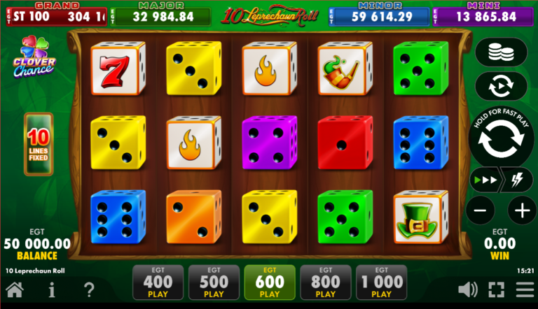 10 Leprechaun Roll slot gameplay