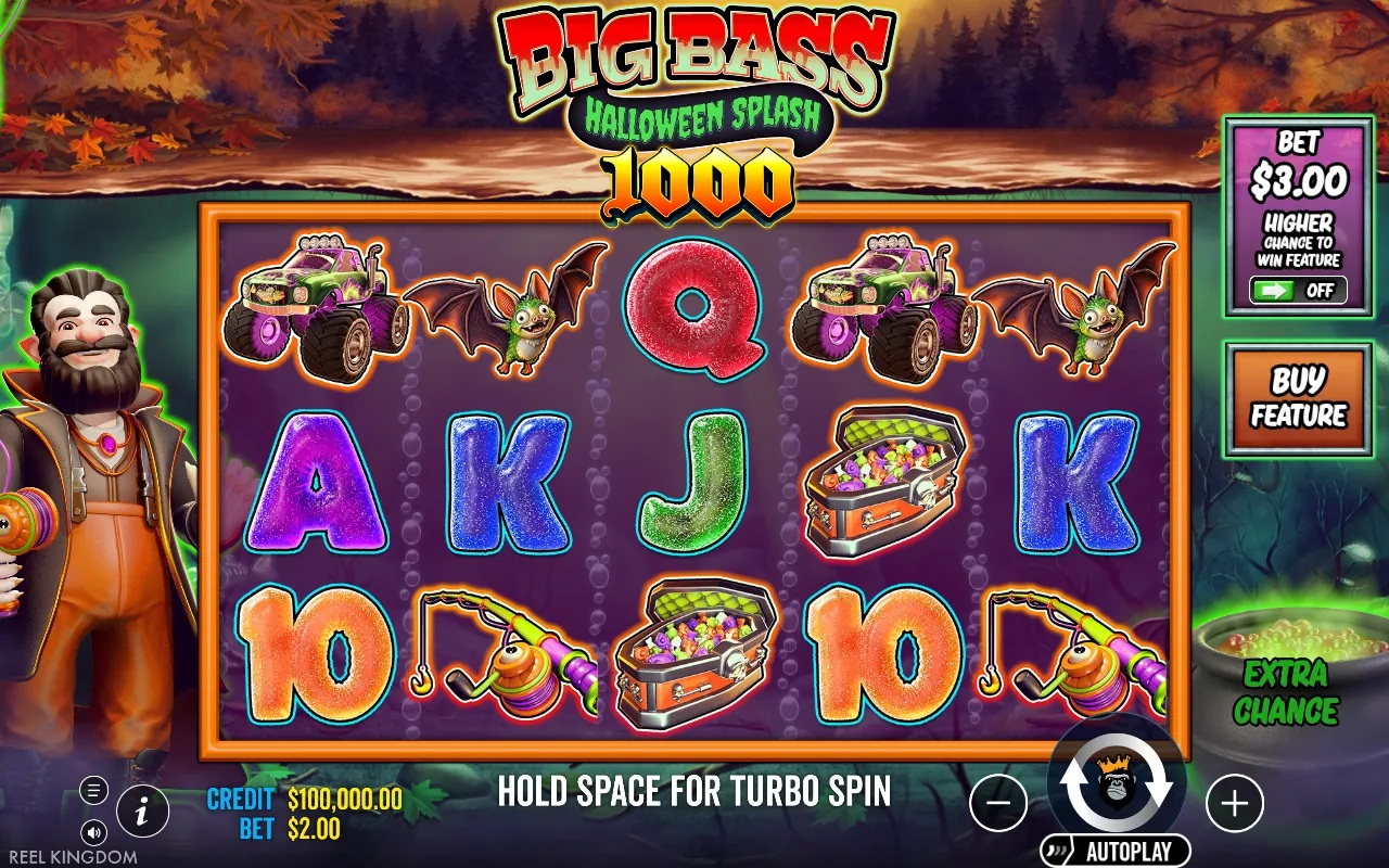 Big Bass Halloween Splash 1000 gameplay