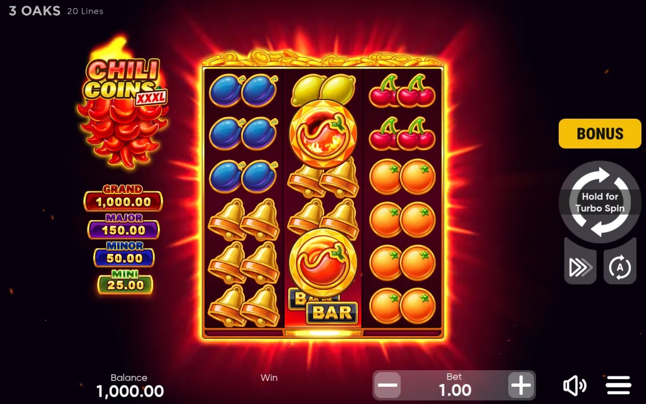 Chili Coins XXXL gameplay