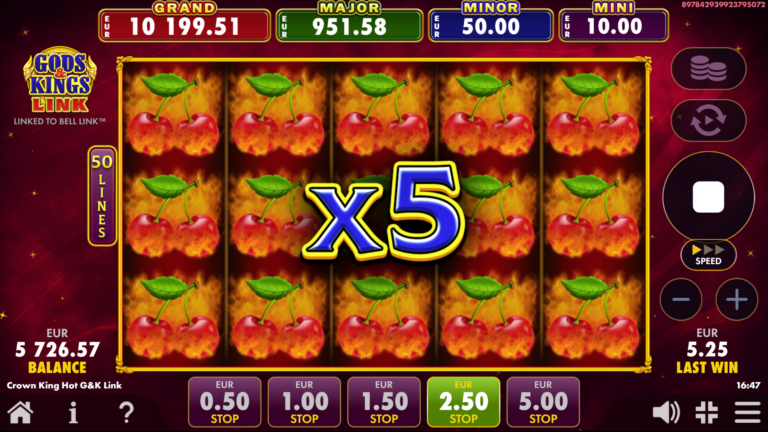 Crown King Hot gameplay