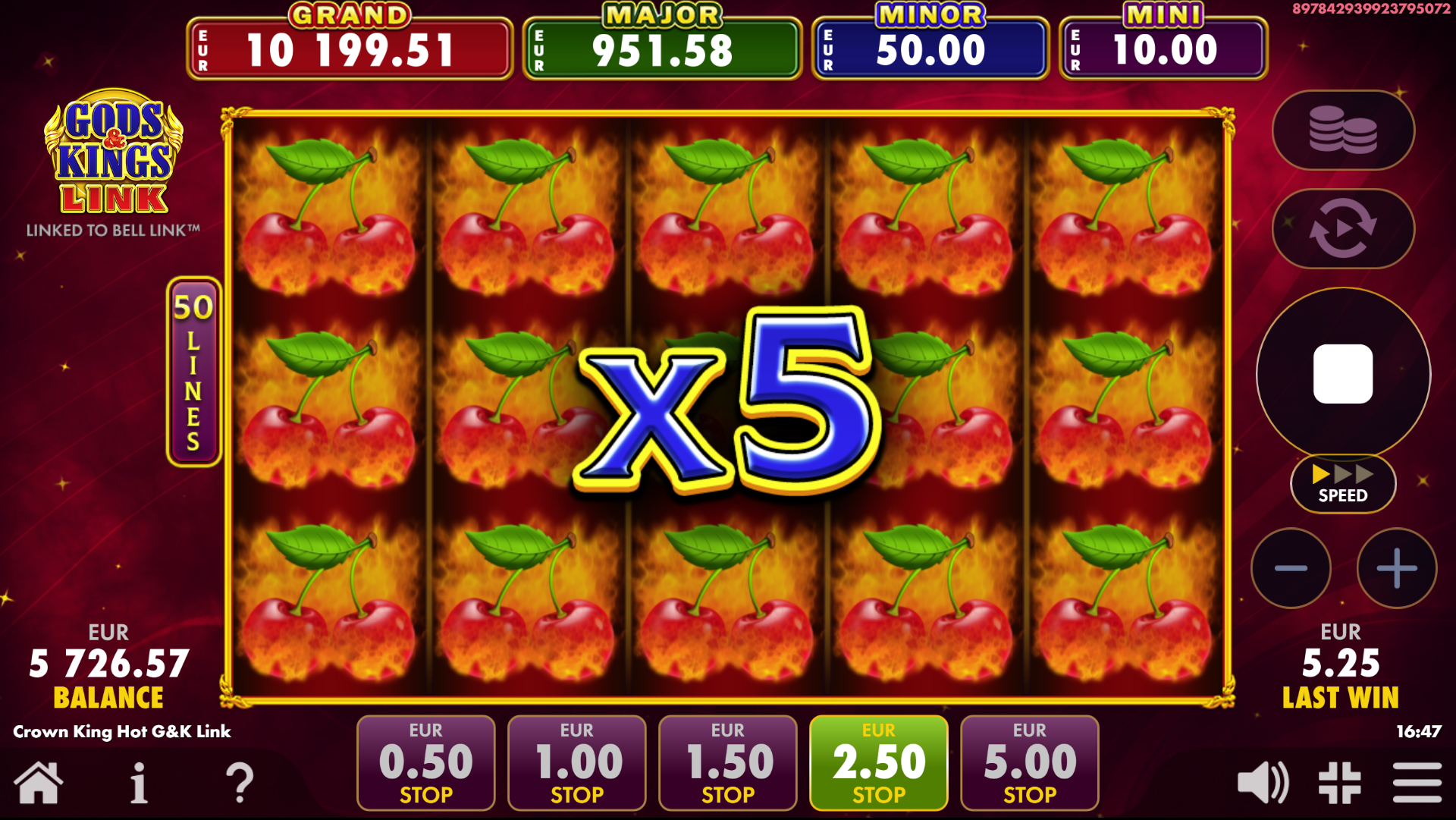 Crown King Hot gameplay