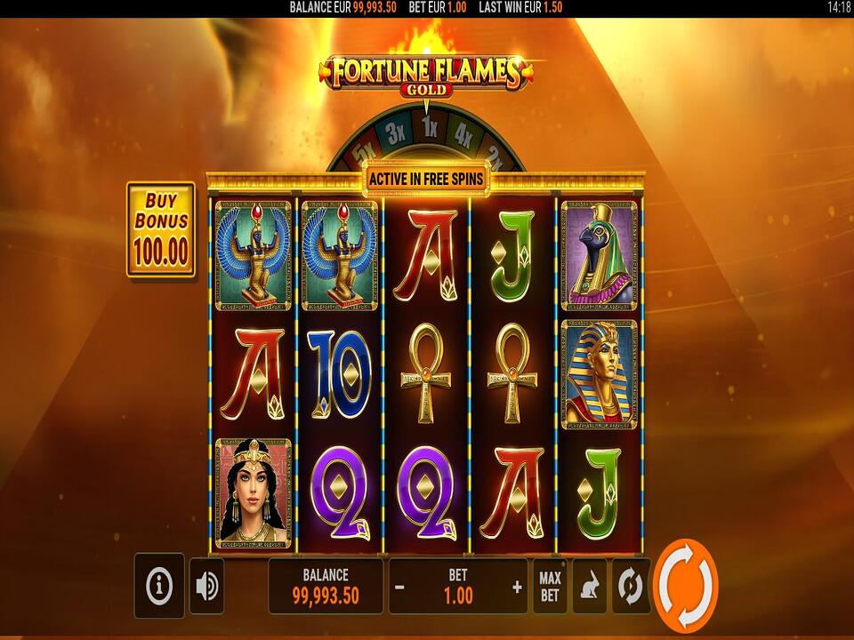 Fortune Flames Gold gameplay