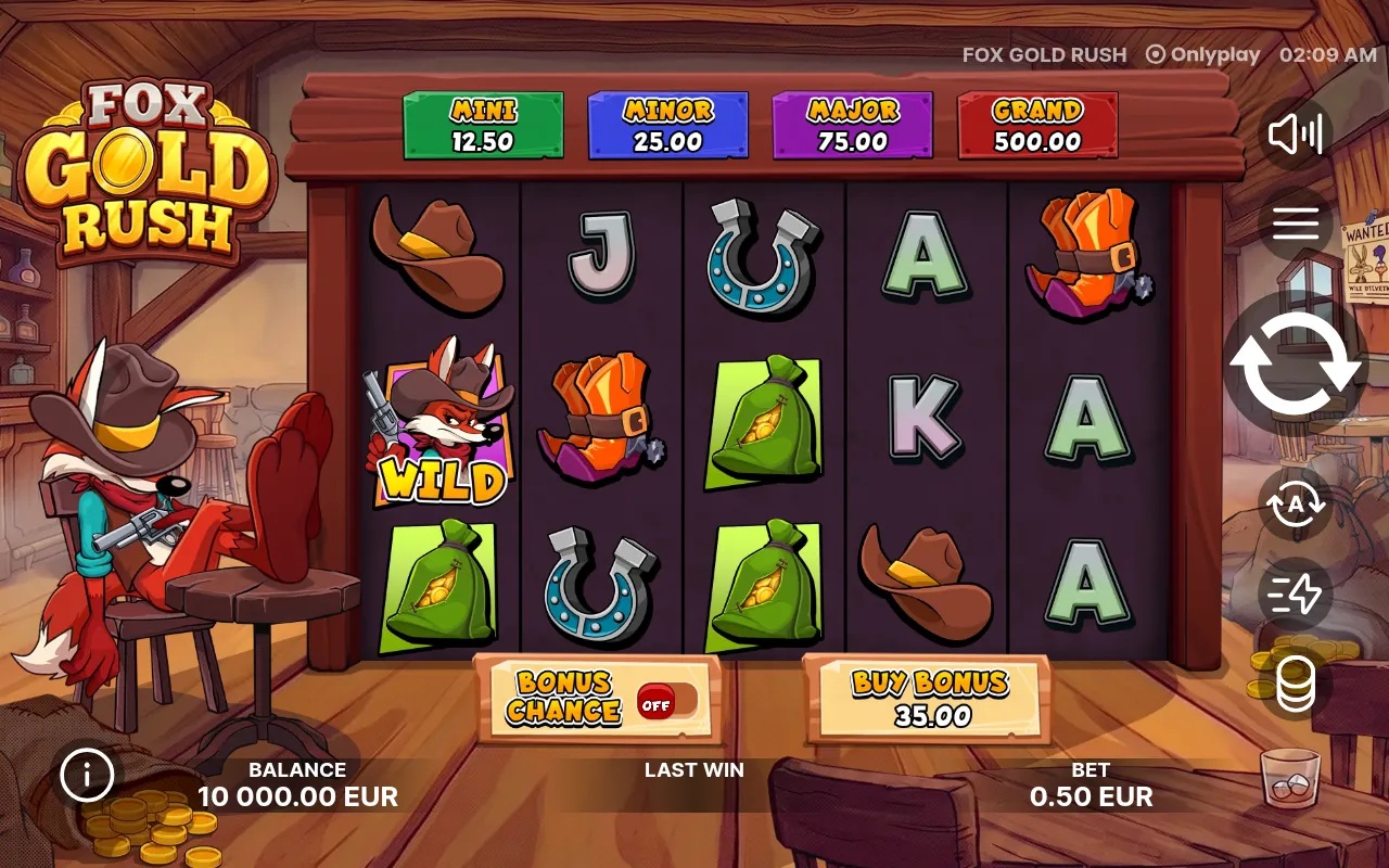 Fox Gold Rush gameplay