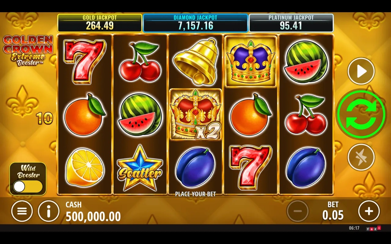 Golden Crown Extreme Booster gameplay