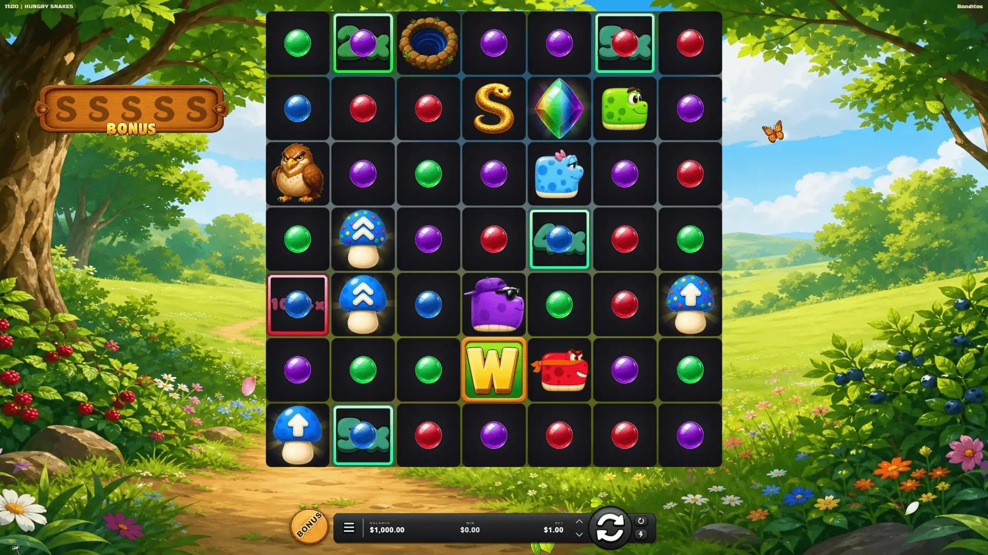 Hungry Snakes gameplay