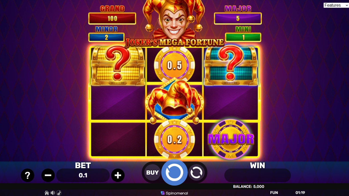 Joker’s Mega Fortune - Blast The Bonus 3x3 gameplay