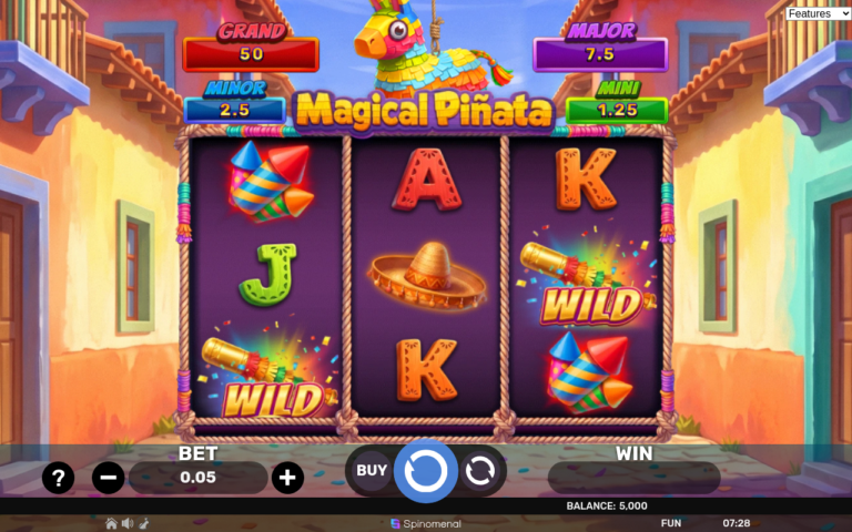 Magical Pinata - Hold & Hit 3x3 gameplay