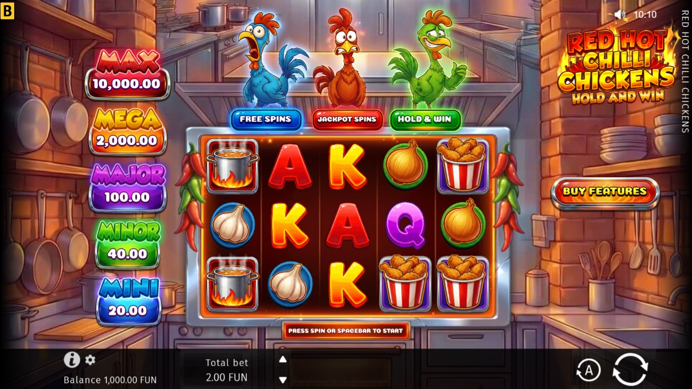 Red Hot Chilli Chickens gameplay