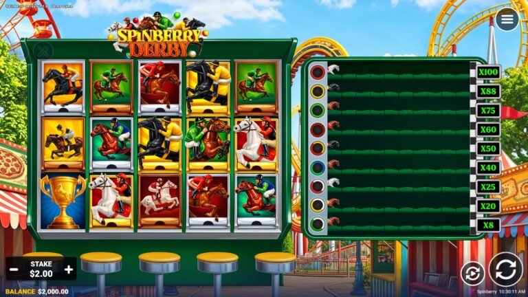 Spinberry Derby gameplay