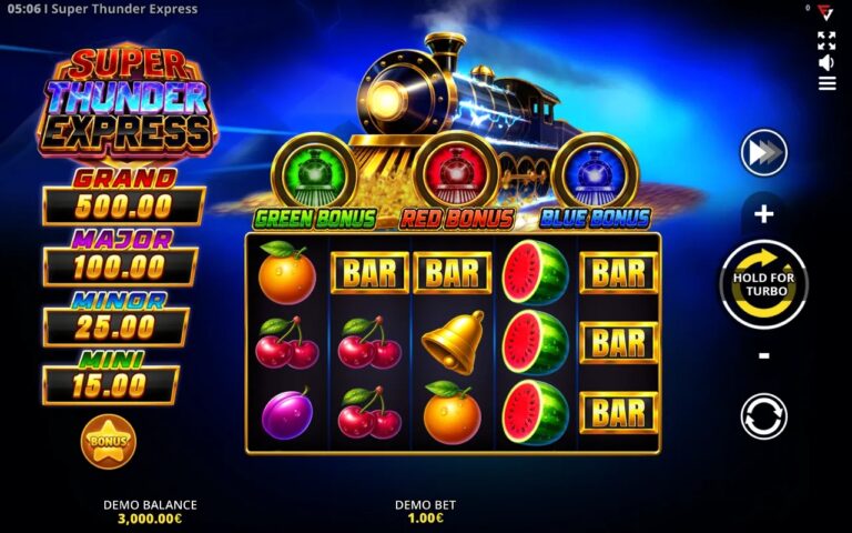 Super Thunder Express gameplay