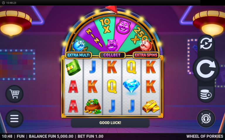 Wheel of Porkies gameplay