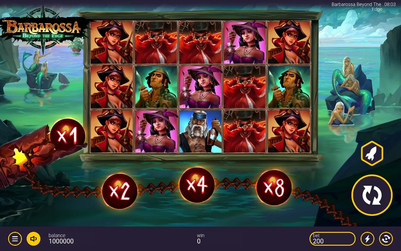 Barbarossa: Beyond the Edge slot gameplay