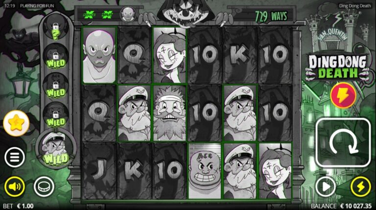 Ding Dong Death slot gameplay