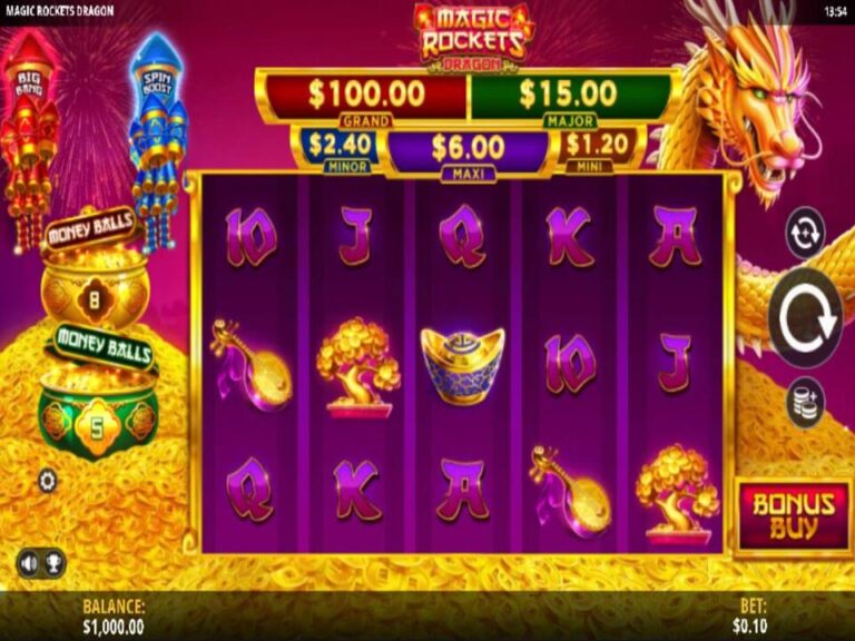 Magic Rockets Dragon gameplay