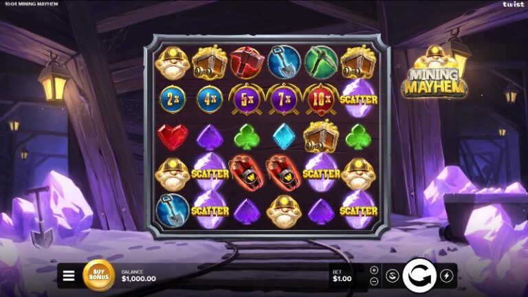 Mining Mayhem gameplay